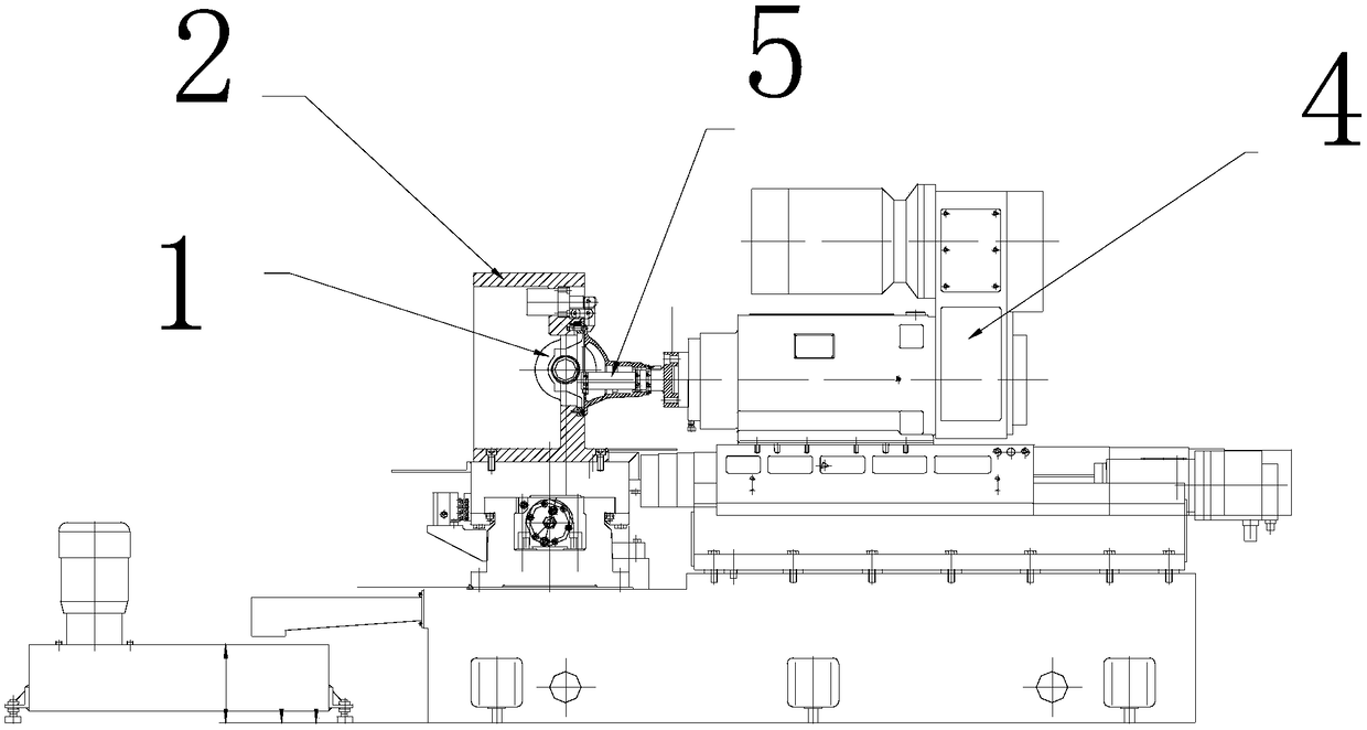 Special processing machine and processing method for auto decelerator shell