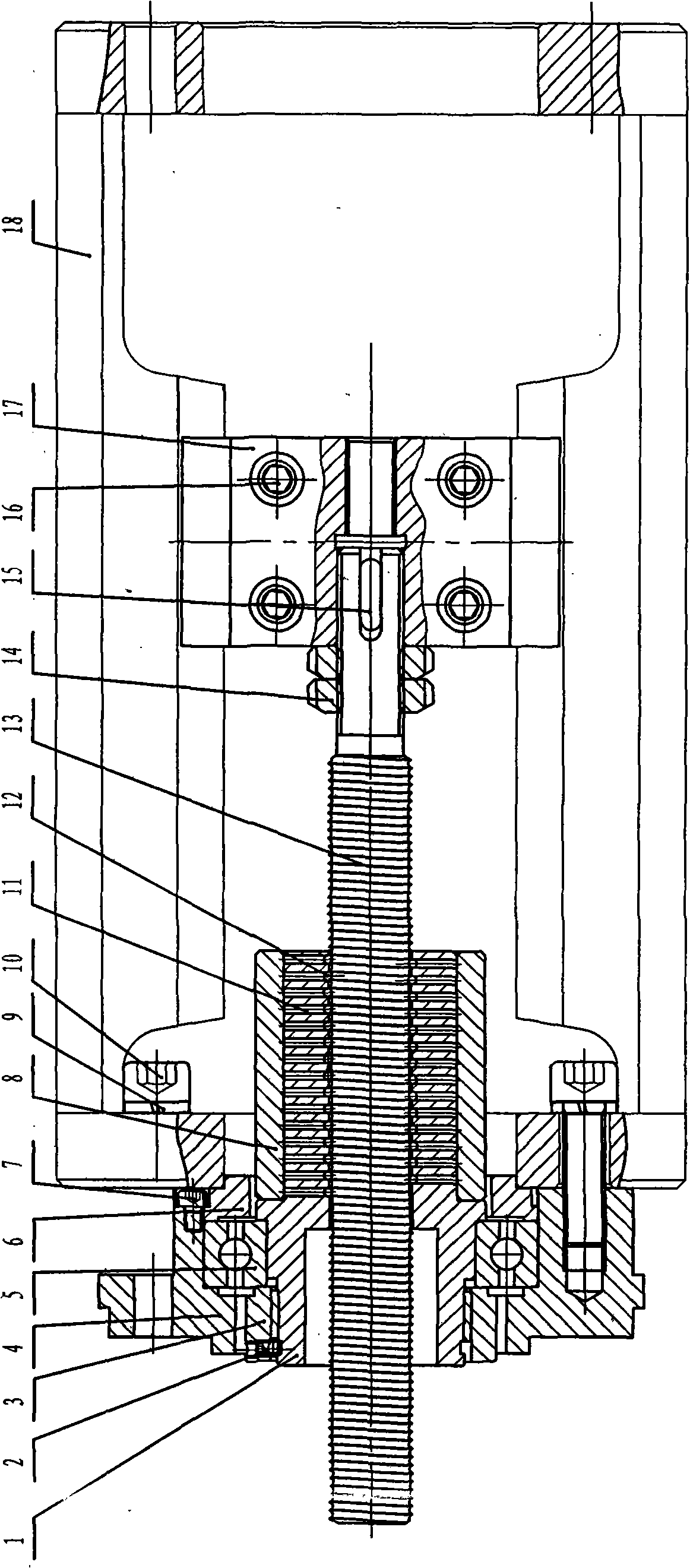 Linear stroke transmission device of electric valve actuator