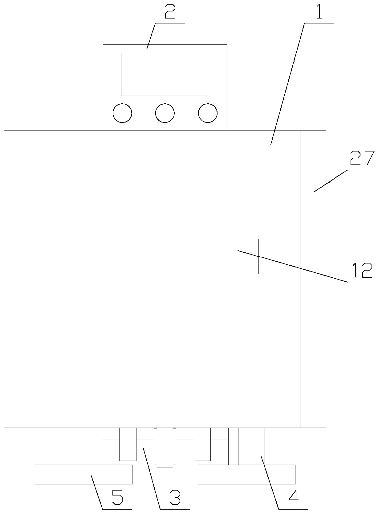 Stable type intelligent meal delivering robot with cleaning function