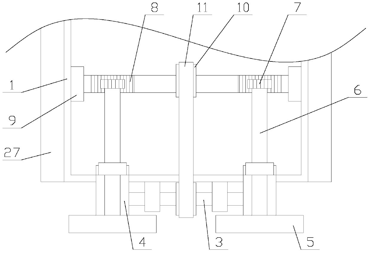 Stable type intelligent meal delivering robot with cleaning function