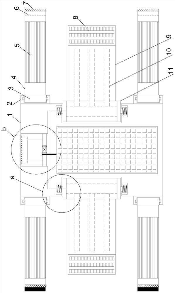 An automatic sticking tourniquet device for blood station