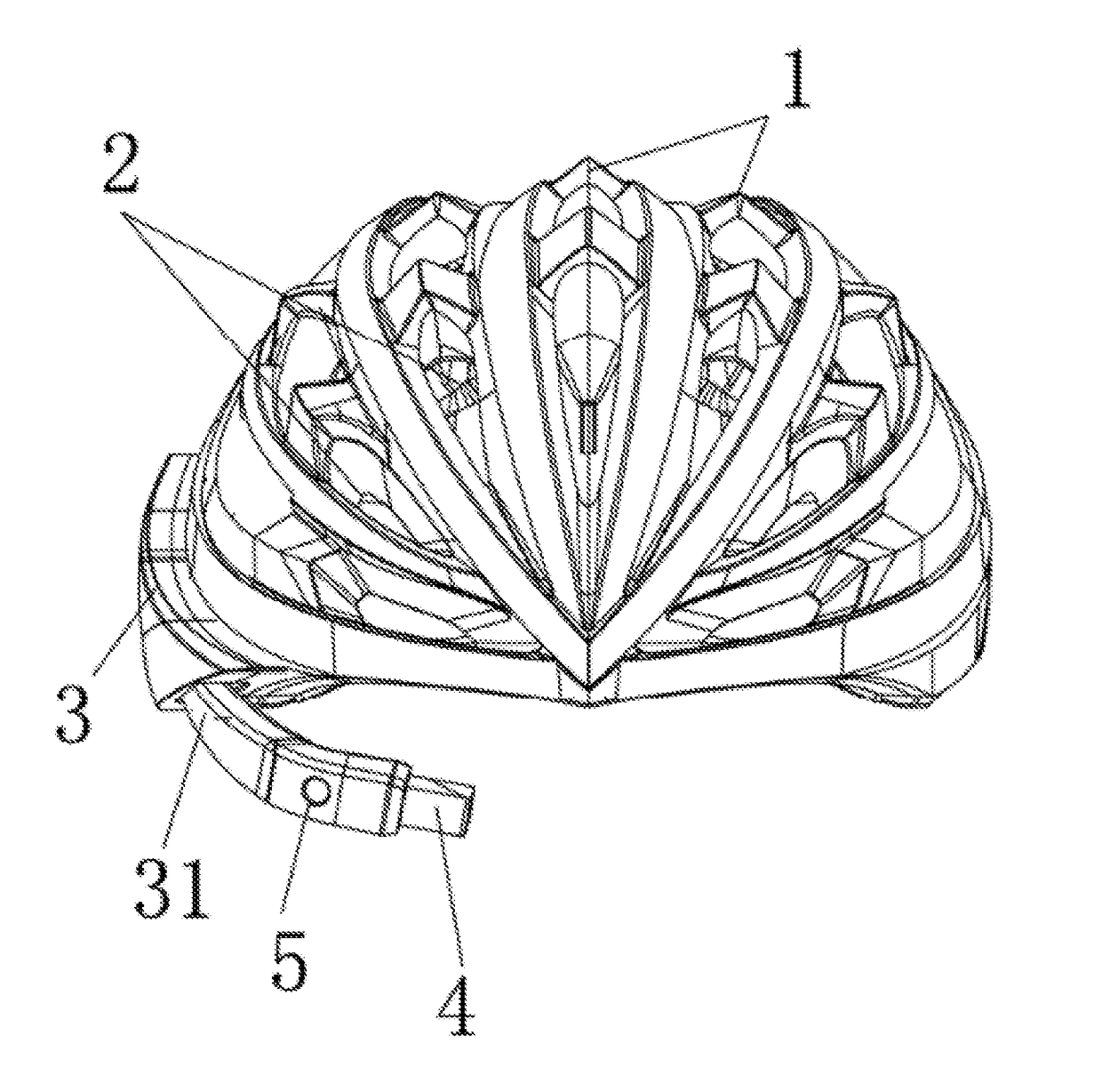 Intelligent safety helmet with front play of rearview