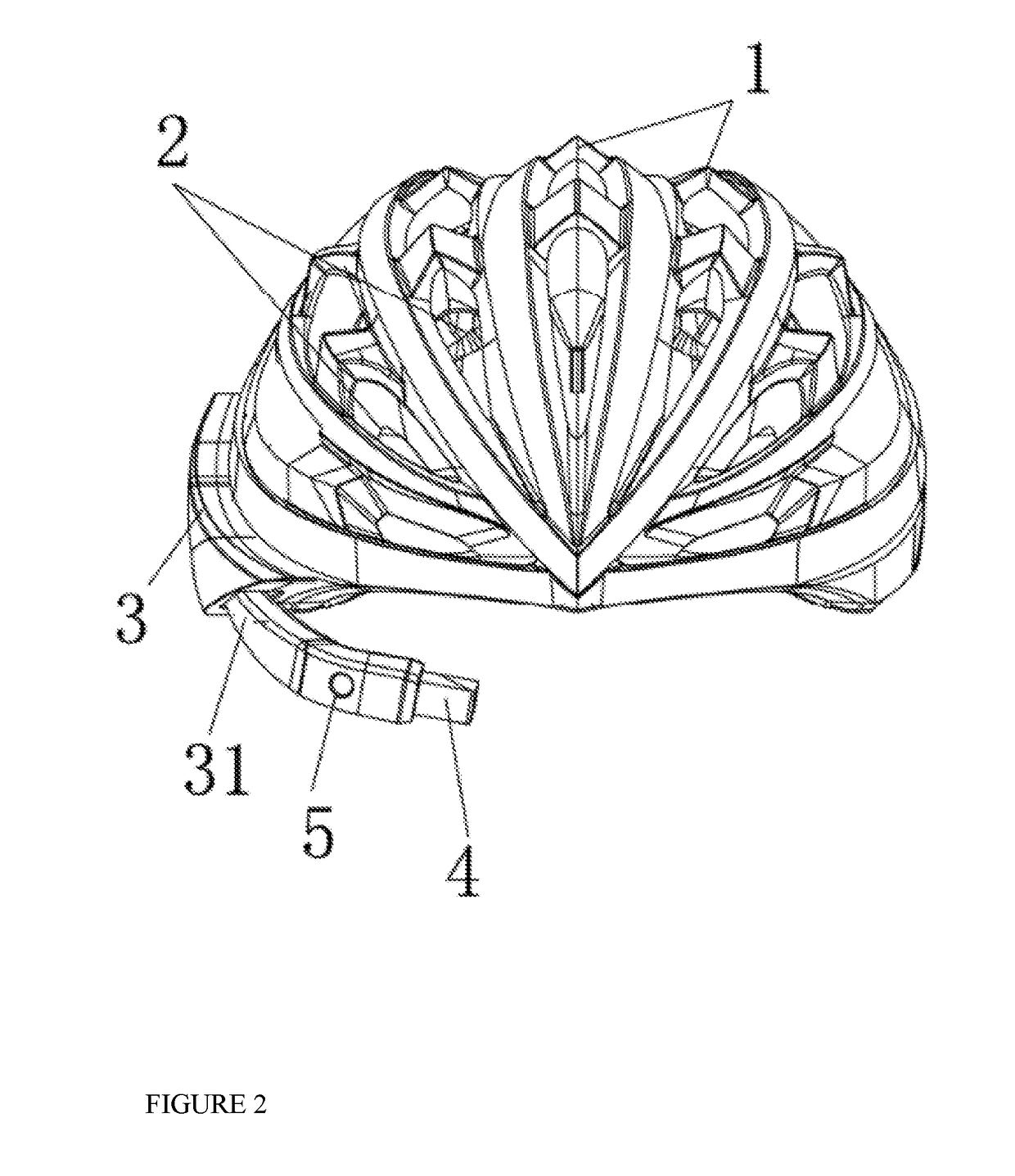 Intelligent safety helmet with front play of rearview