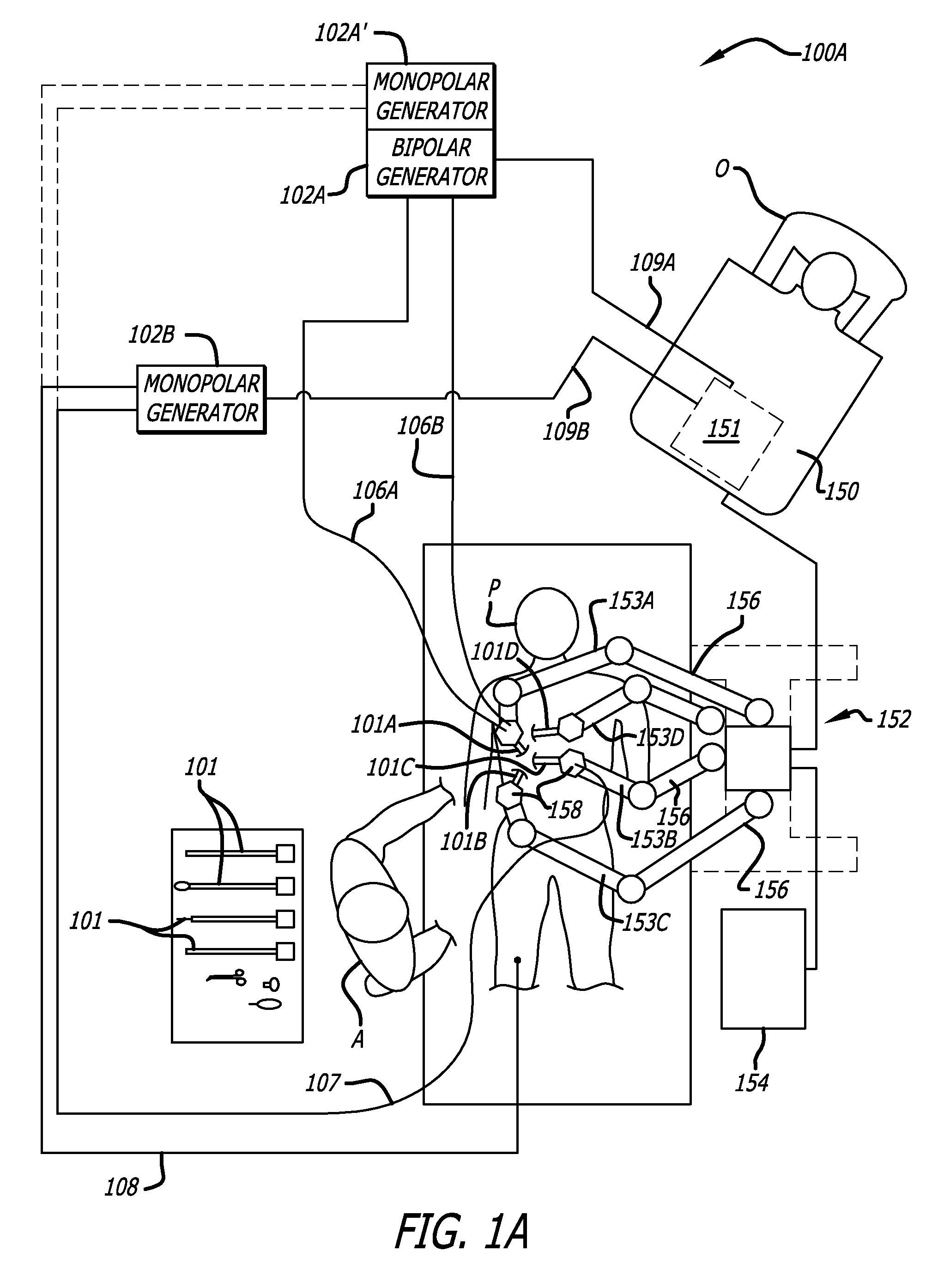 User interfaces for electrosurgical tools in robotic surgical systems