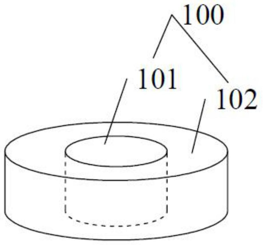 Device for simulating dynamic friction process of protolith and manufacturing method thereof