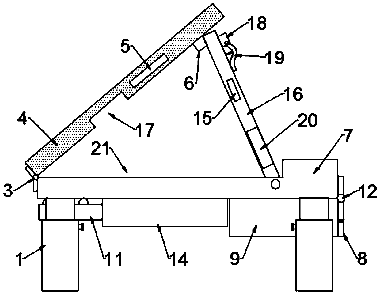 Multi-purpose table used for garment design