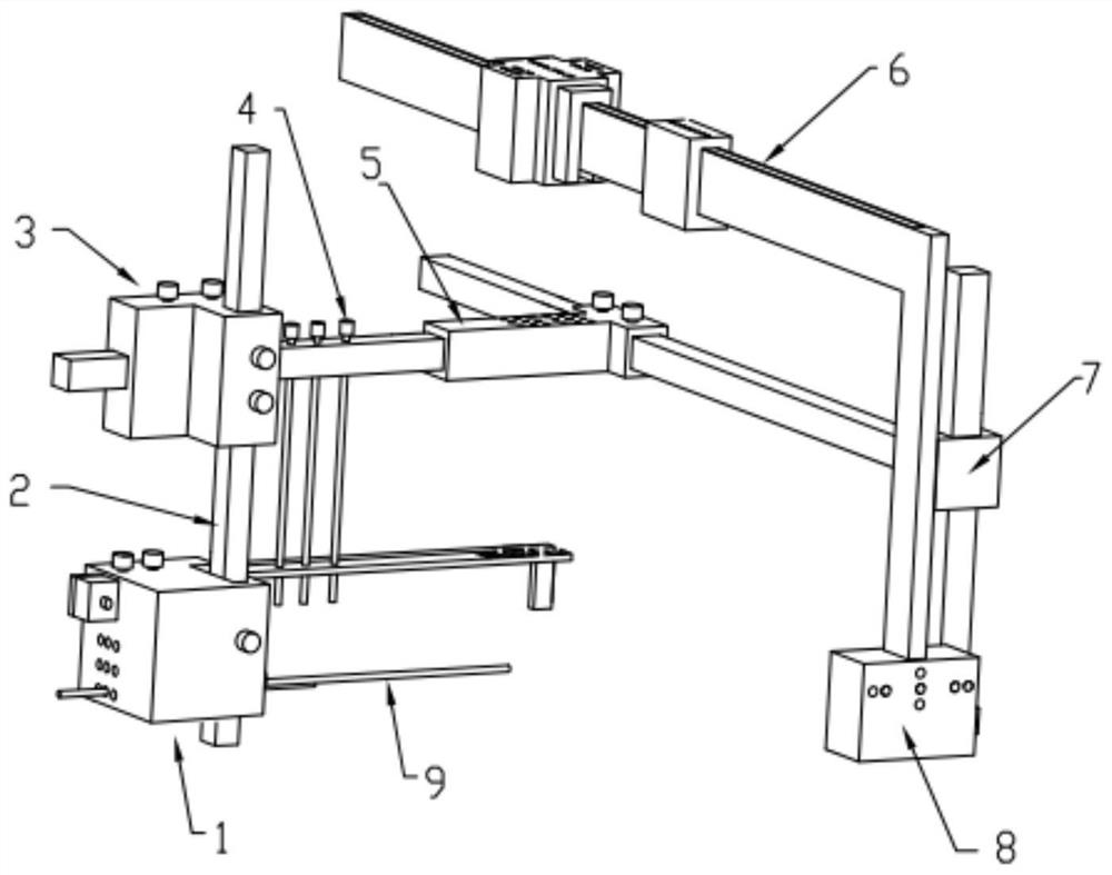 First-accurate-type central axis minimally invasive mechanical navigation system for femoral neck surgery