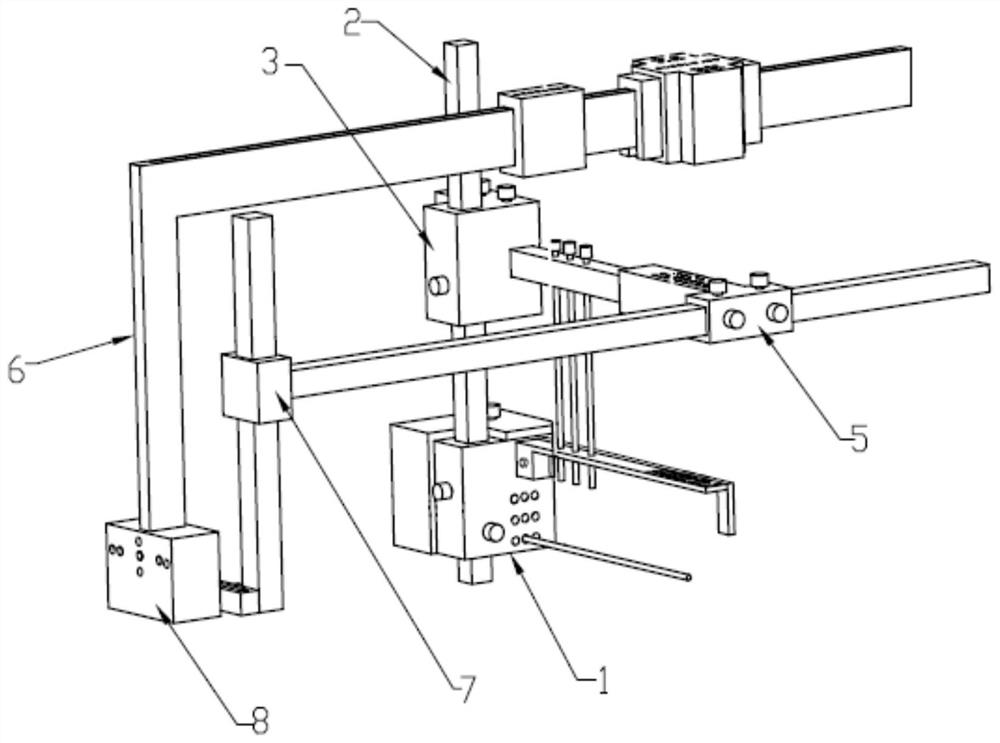 First-accurate-type central axis minimally invasive mechanical navigation system for femoral neck surgery