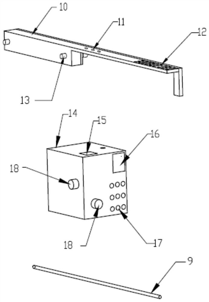 First-accurate-type central axis minimally invasive mechanical navigation system for femoral neck surgery