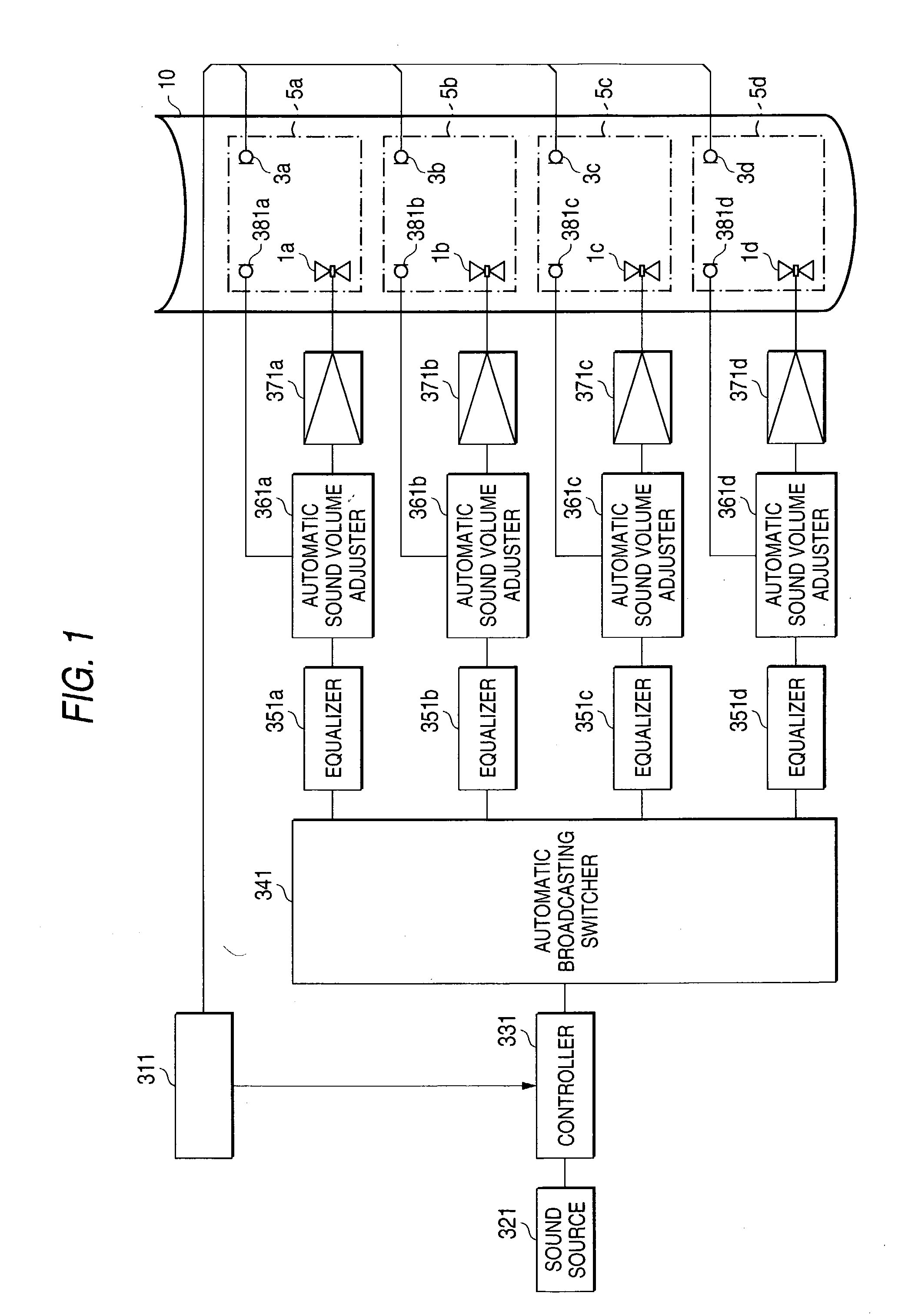 Loudspeaker broadcasting system and loudspeaker broadcasting apparatus