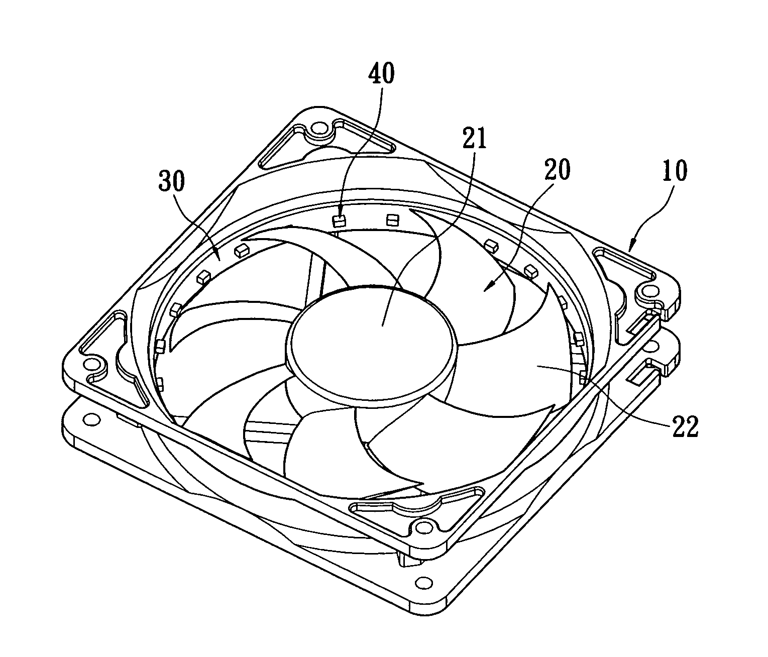 Light-emitting fan