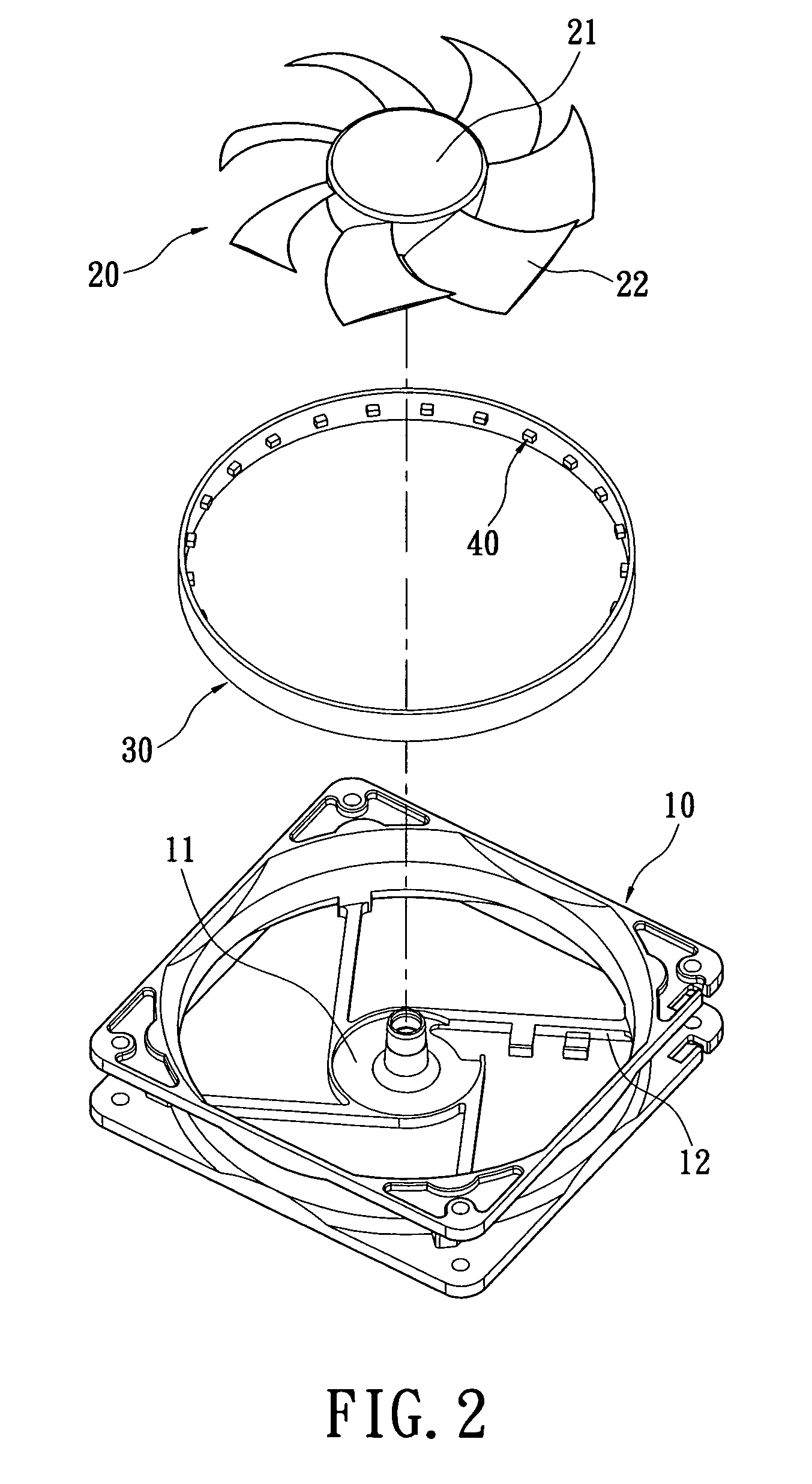 Light-emitting fan