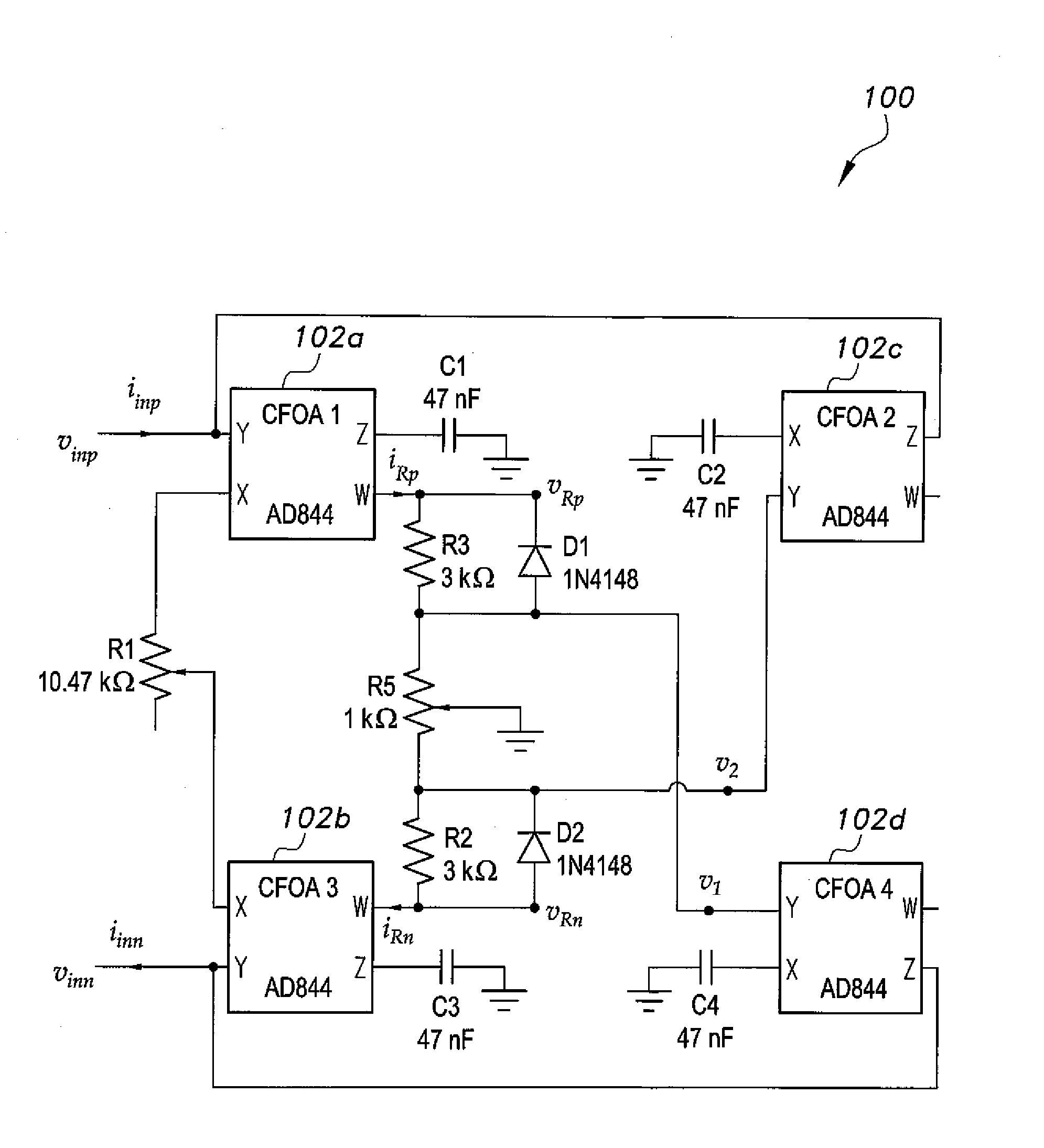 Floating memristor emulator