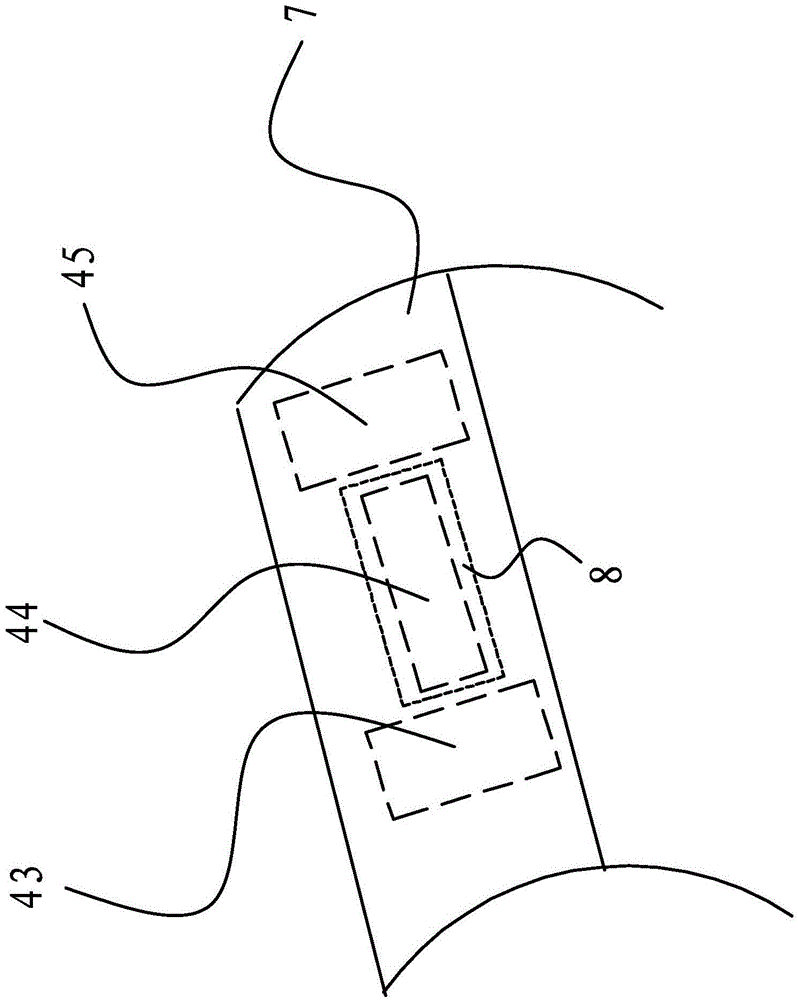 Auxiliary driving side instrument platform surface object detection alarm device