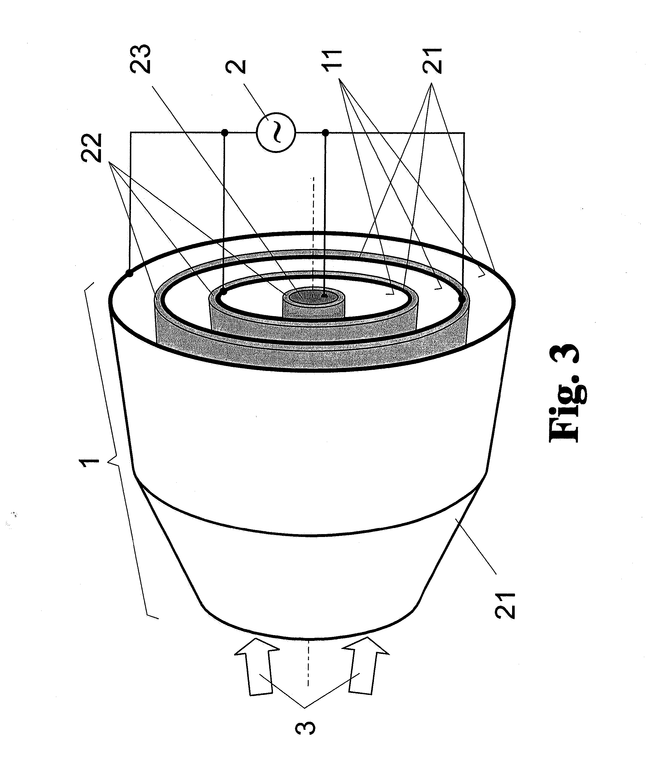 Method and arrangement for cleaning optical surfaces in plasma-based radiation sources