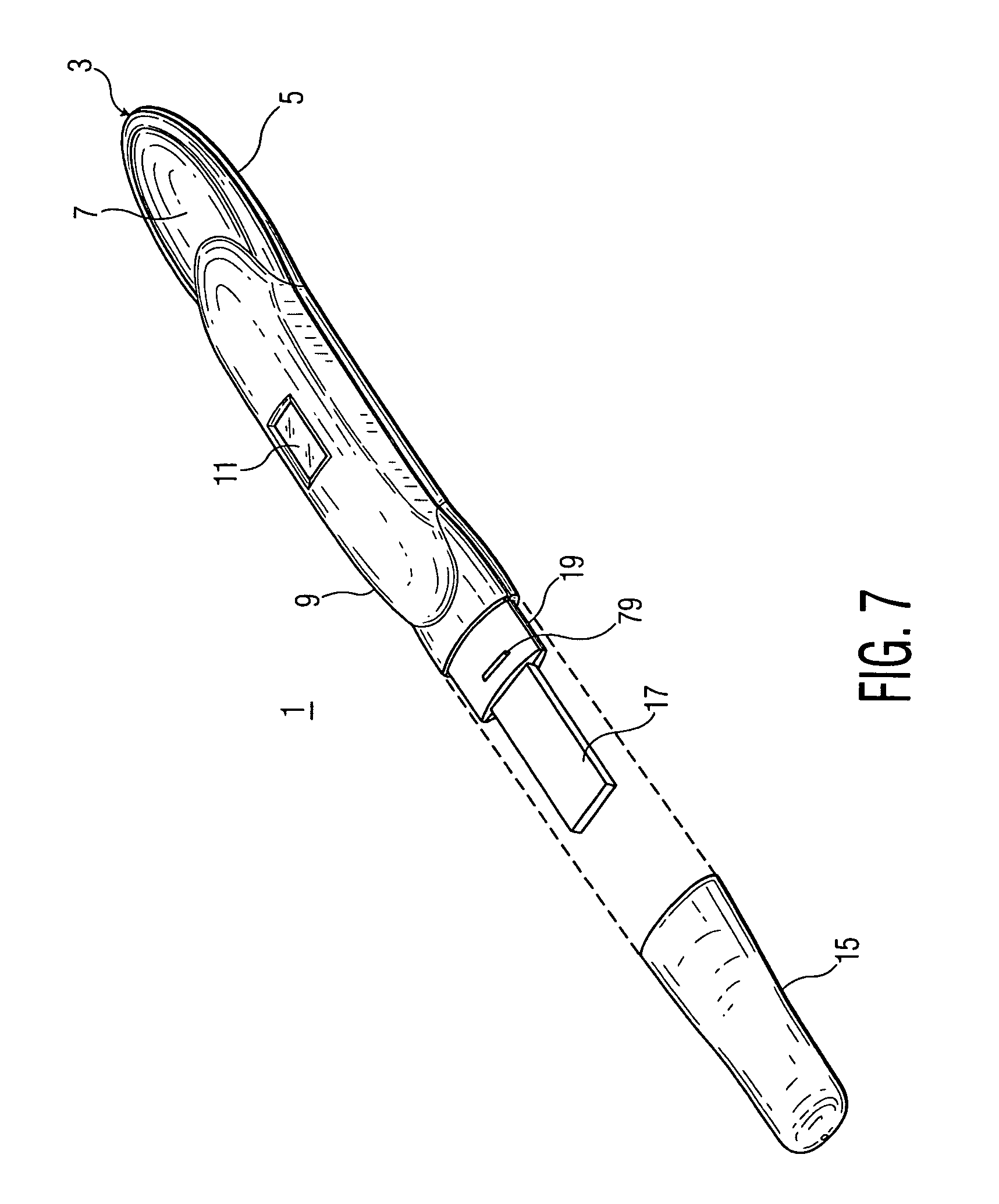 Electronic analyte assaying device