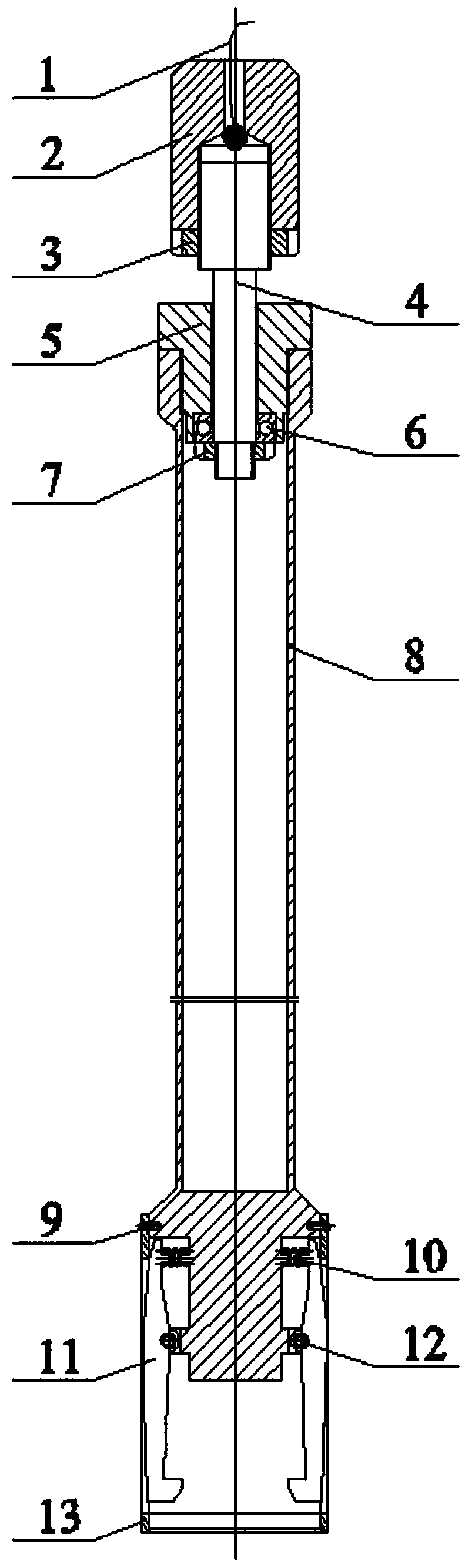 Marine natural gas hydrate phase change refrigeration rope coring drilling tool and coring method