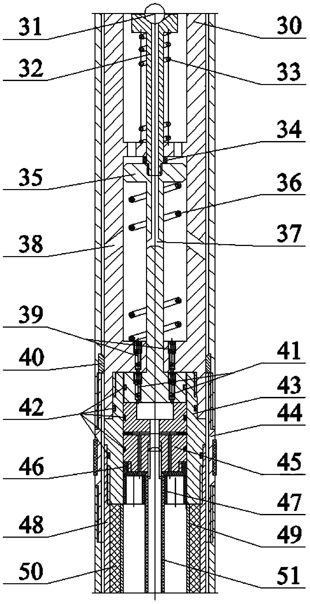 Marine natural gas hydrate phase change refrigeration rope coring drilling tool and coring method