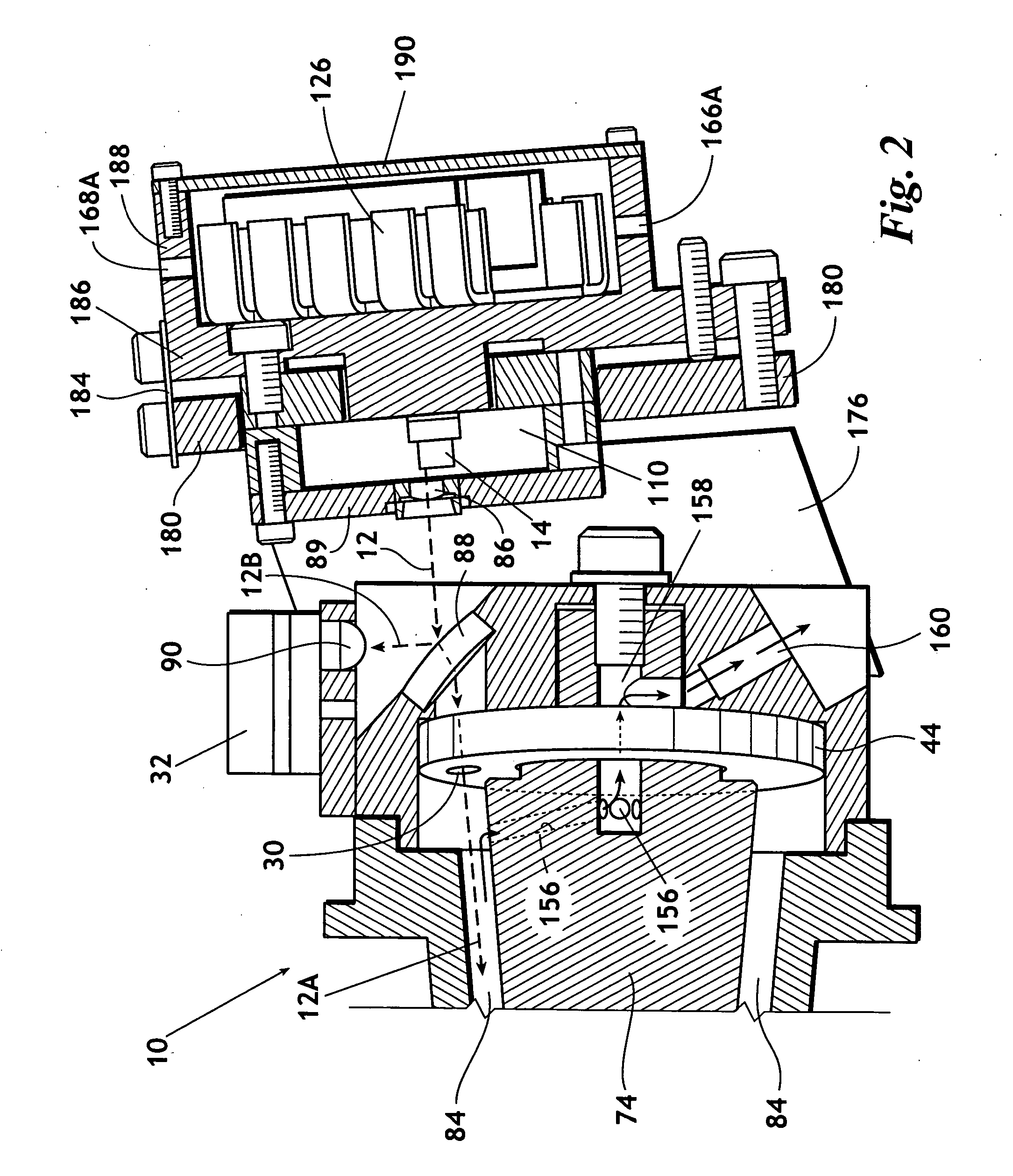 Method and device for detecting gases by absorption spectroscopy