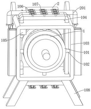 A dust-proof and heat-dissipating permanent magnet motor