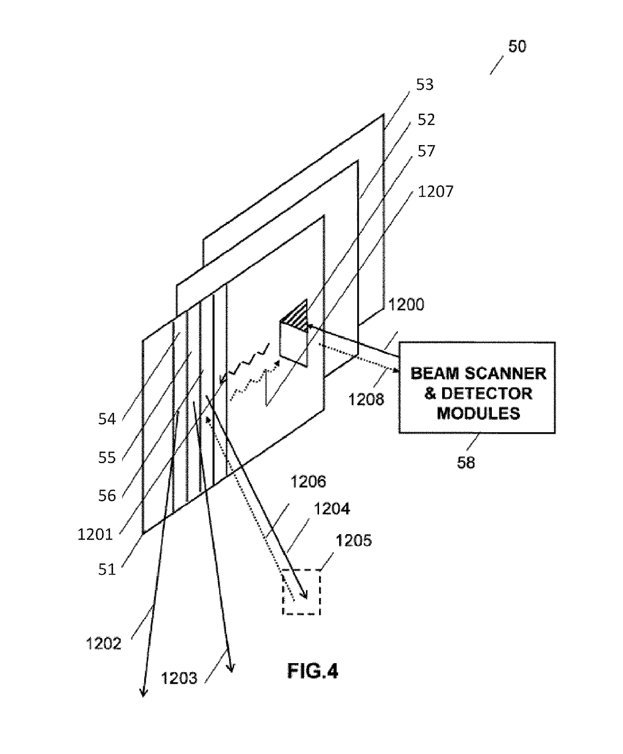 Holographic waveguide lidar