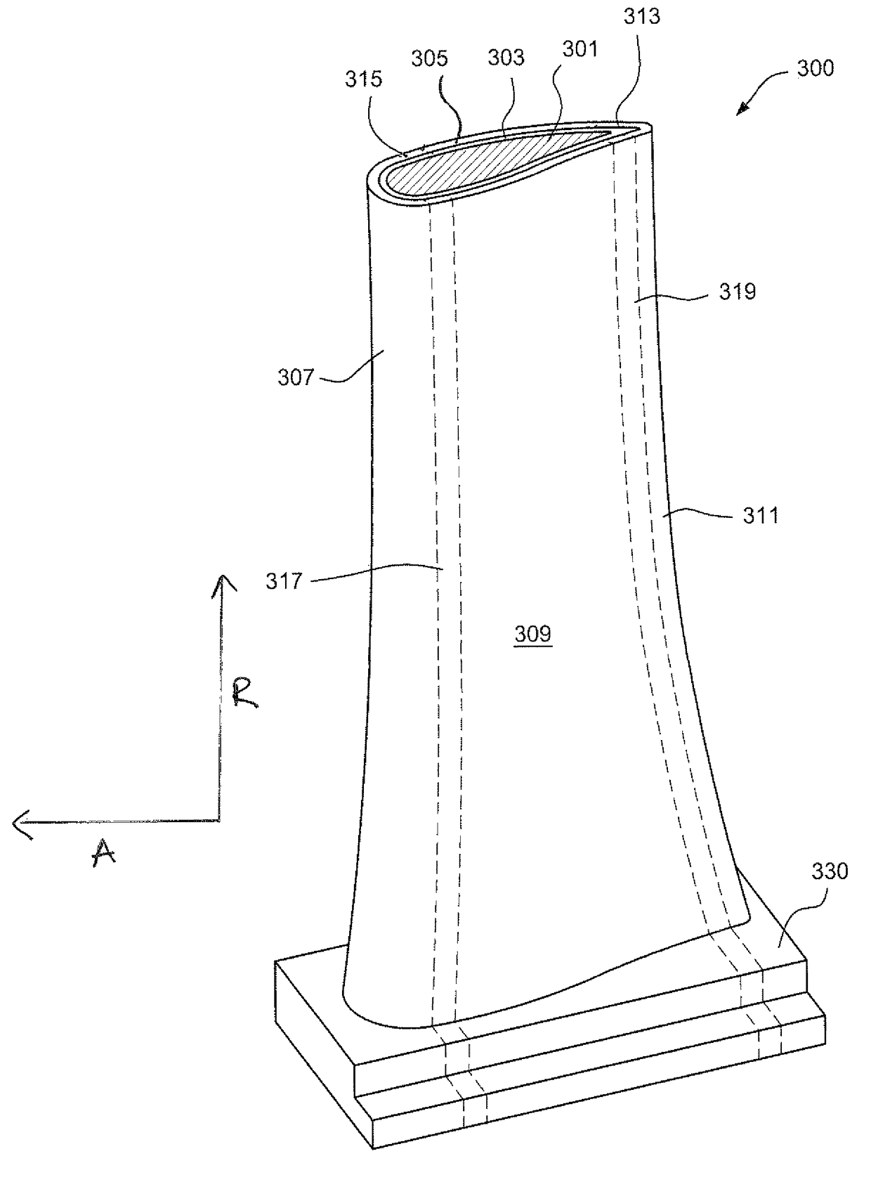 Hybrid metal compressor blades