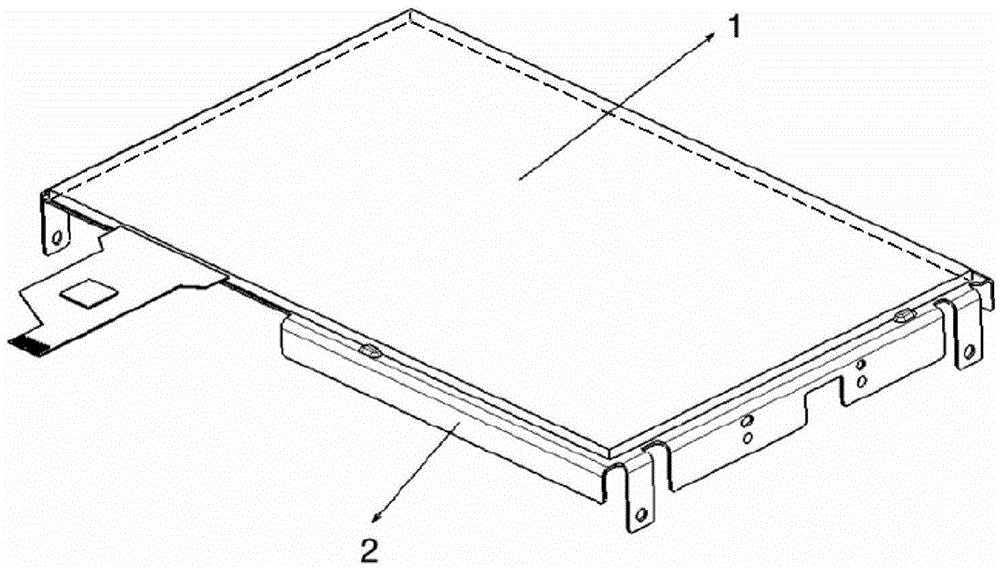 Automotive electronics-oriented structure with touch vibration feedback effect