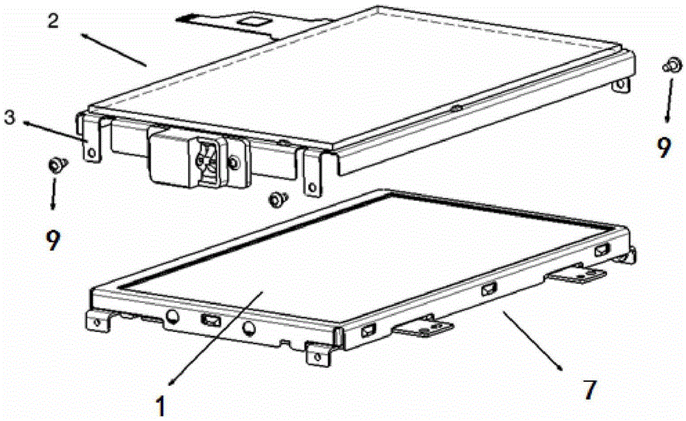 Automotive electronics-oriented structure with touch vibration feedback effect