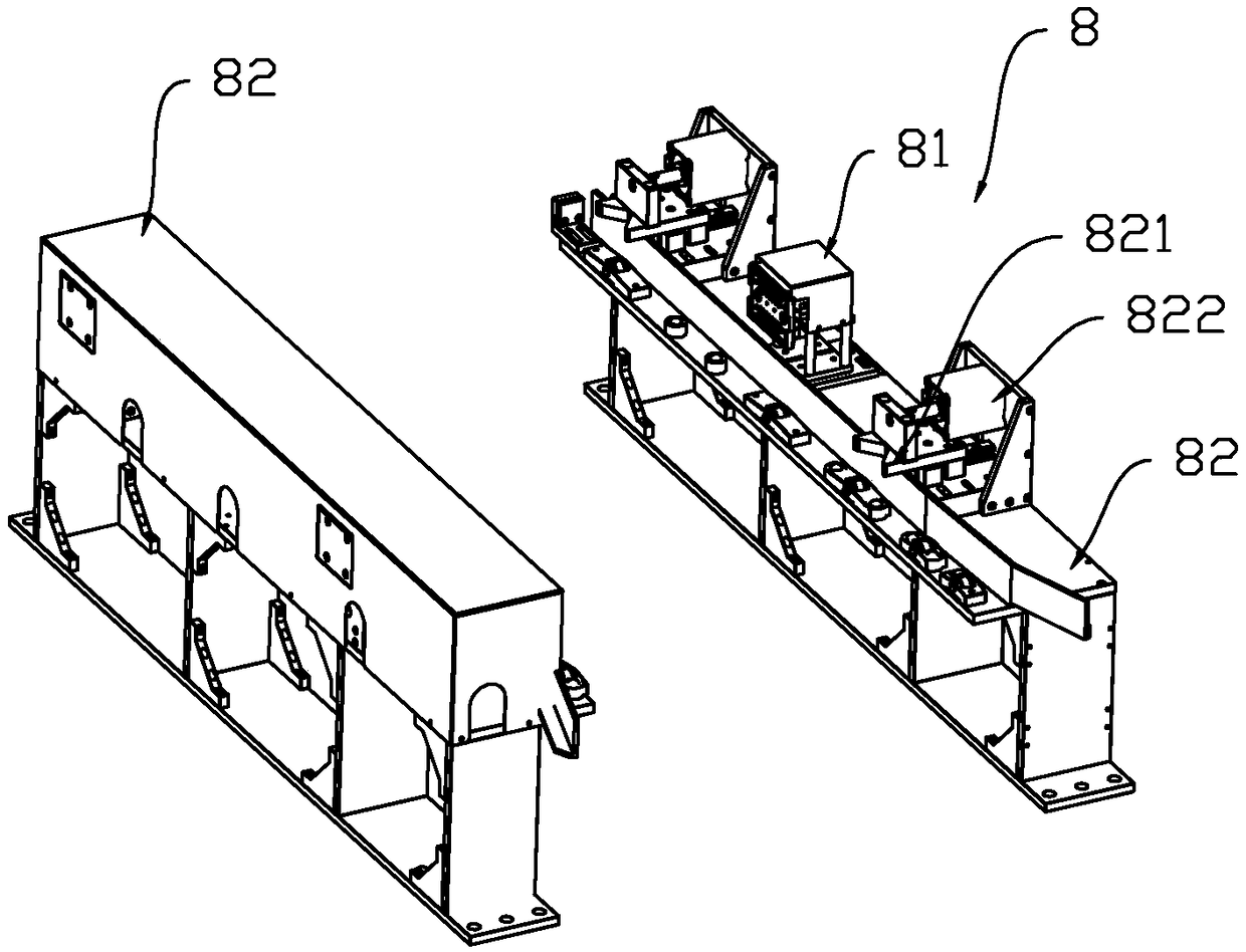 Automatic loading and unloading production line