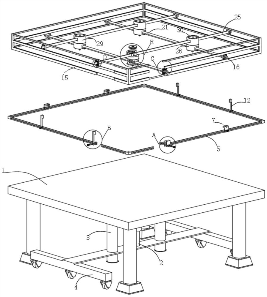 Six-axis robot transfer device