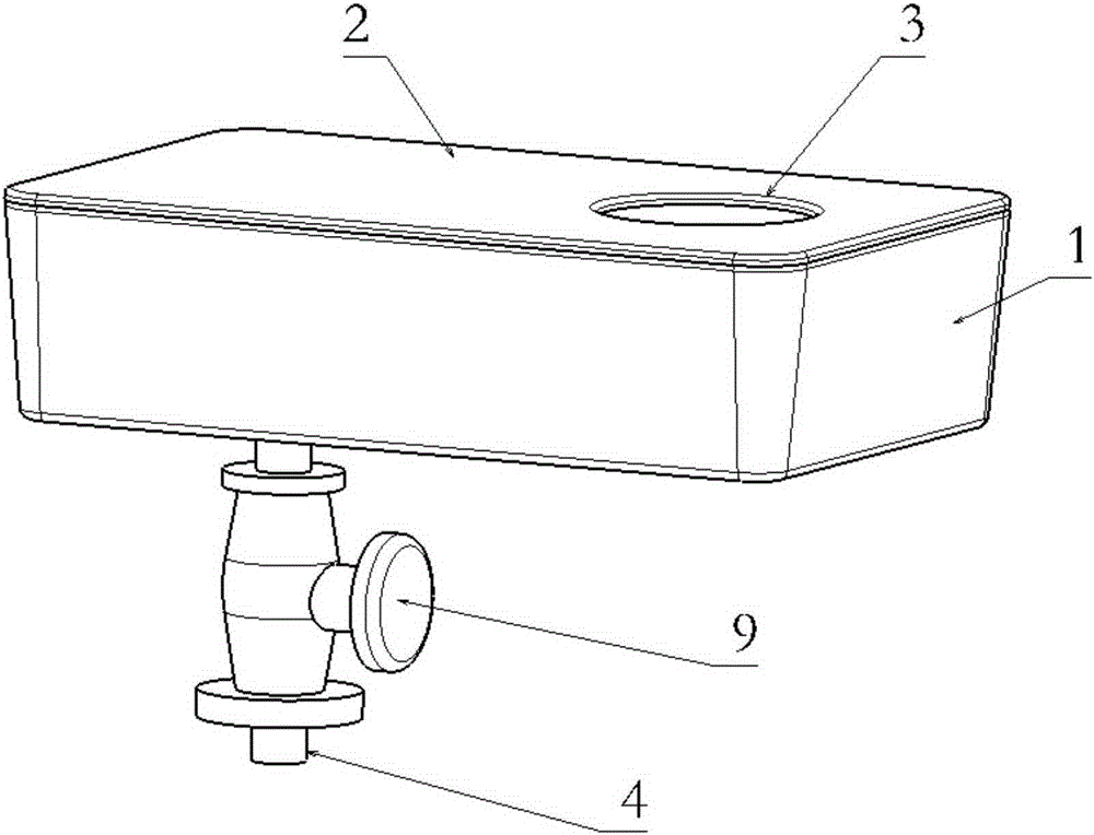 Bubble removing water tank with flow detecting function