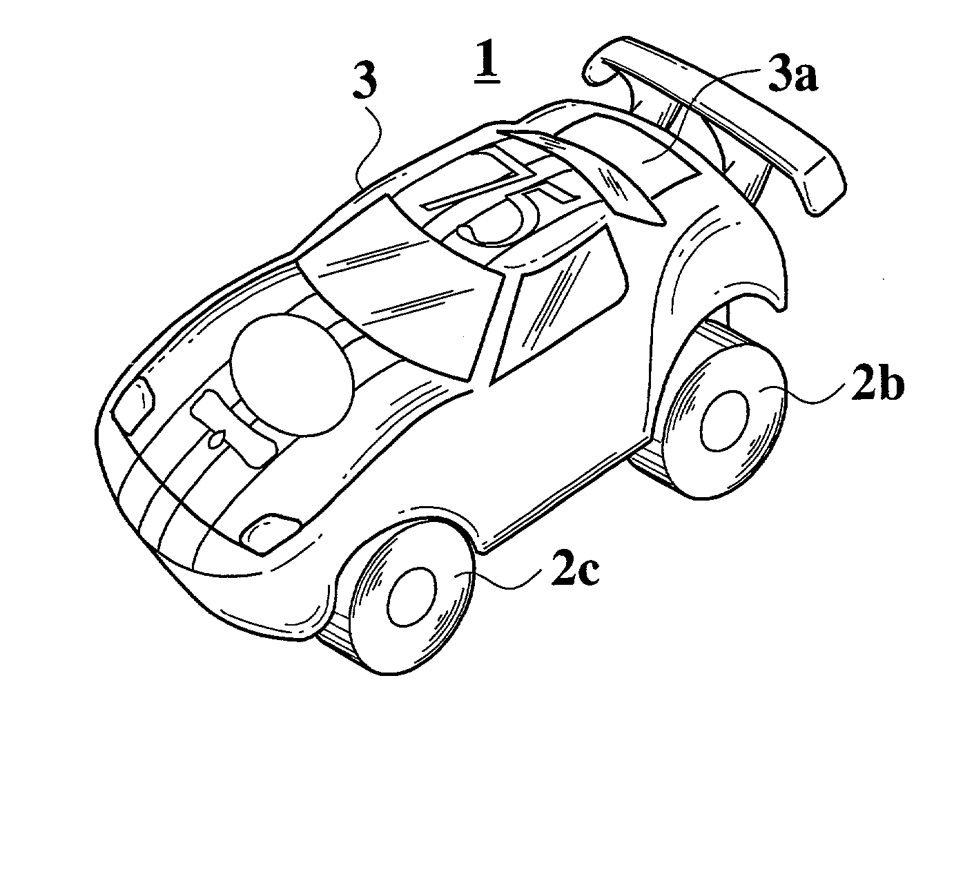 Steering device for toy and running toy