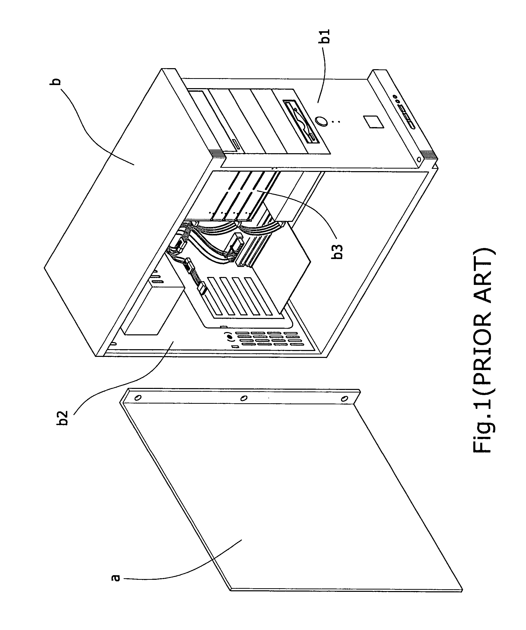 Bi-directional side emplacing computer casing