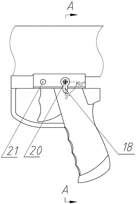 High pressure gas control device