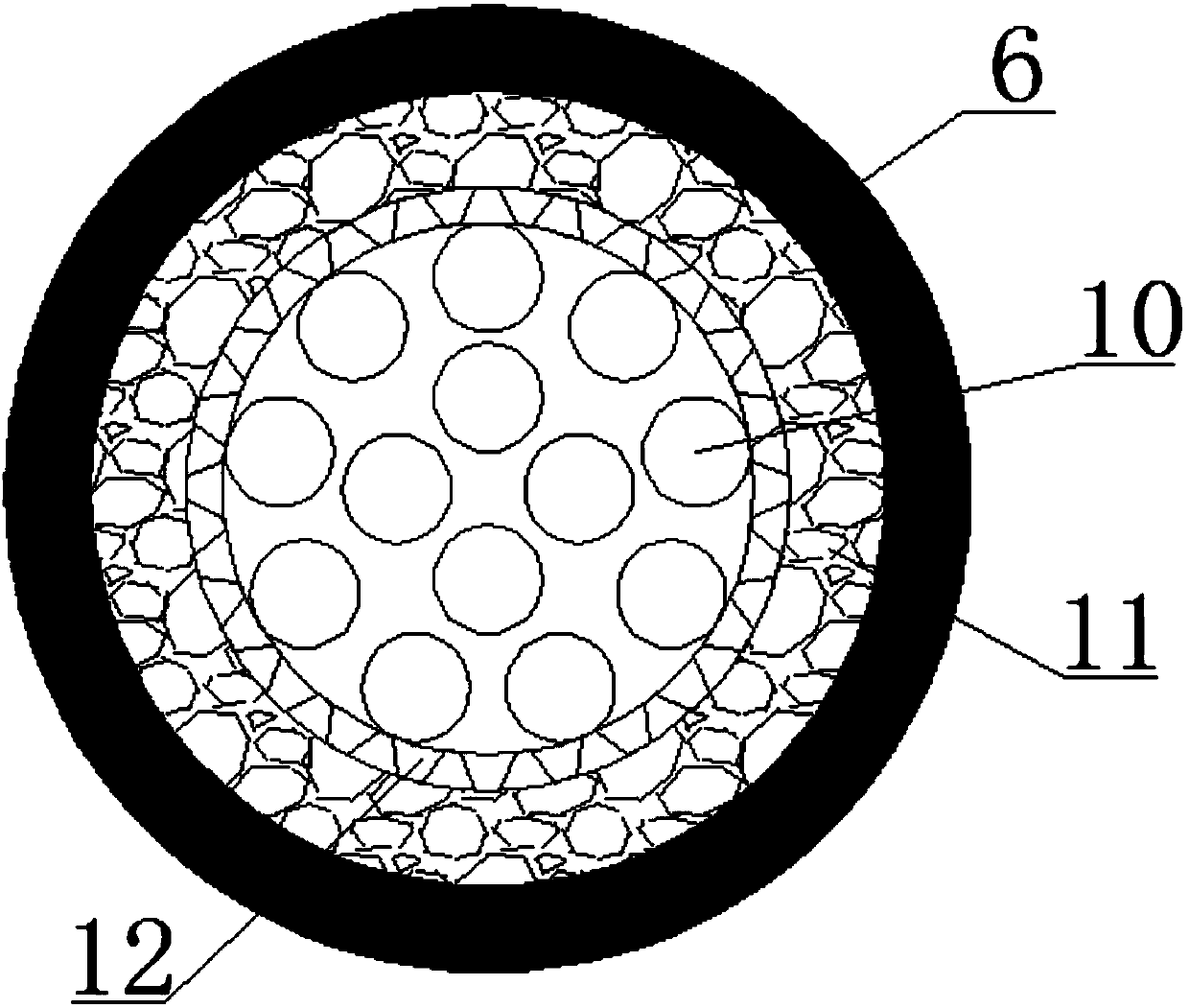 Undersea compression-resistant and stretch-resistant cable