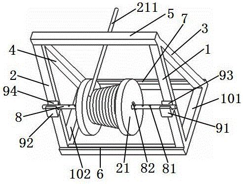 A cable rack