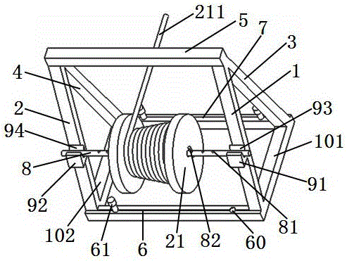 A cable rack