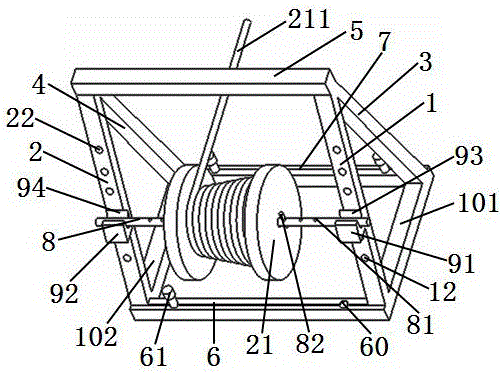 A cable rack