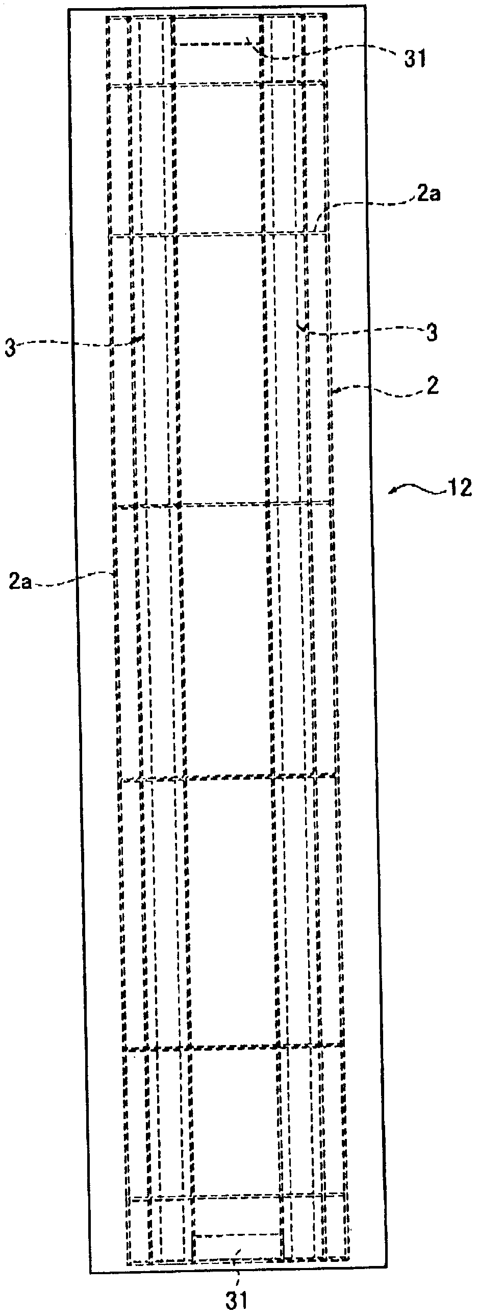 Assembling structure on a light foam concrete unit