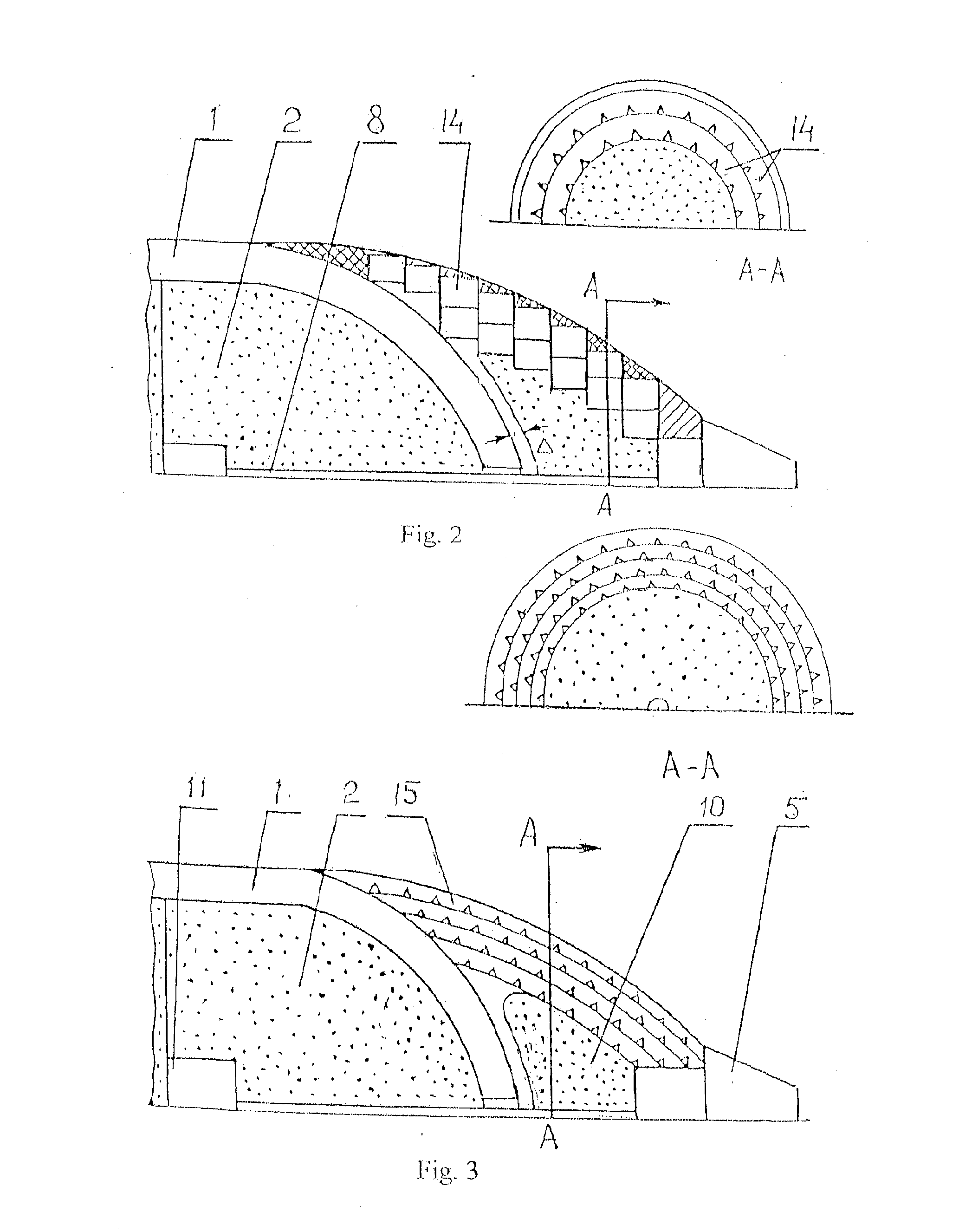 Fragmentation-beam tank projectile