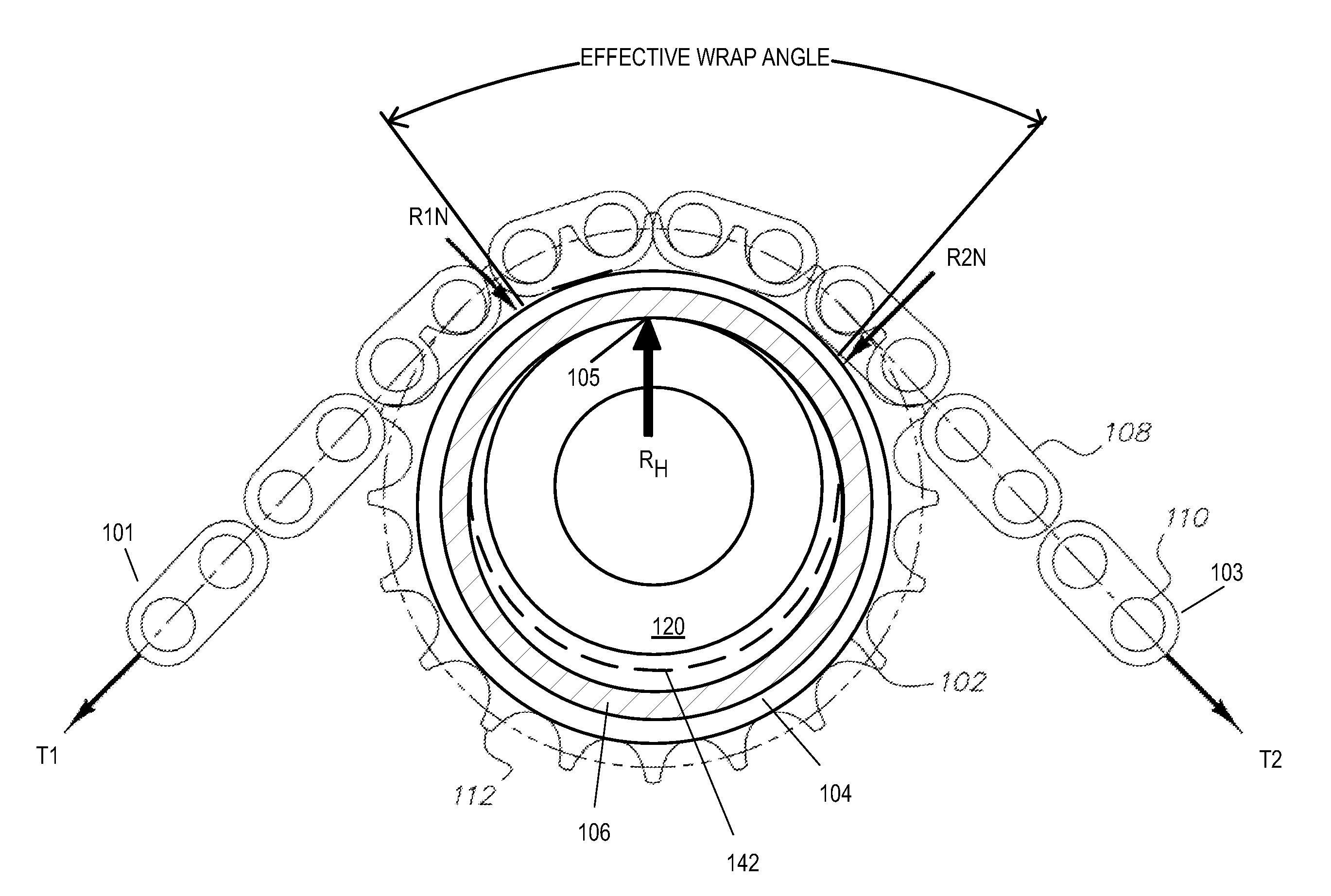 Chain noise reduction device