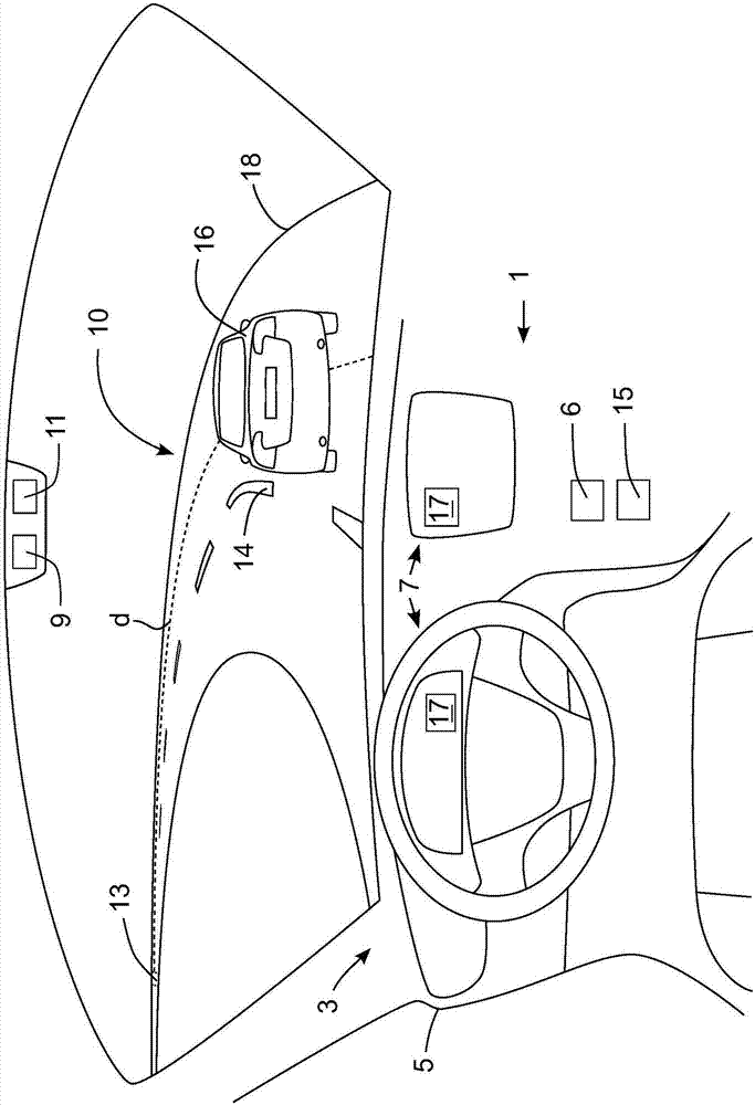 Handover notification arrangement, a vehicle and a method of providing a handover notification