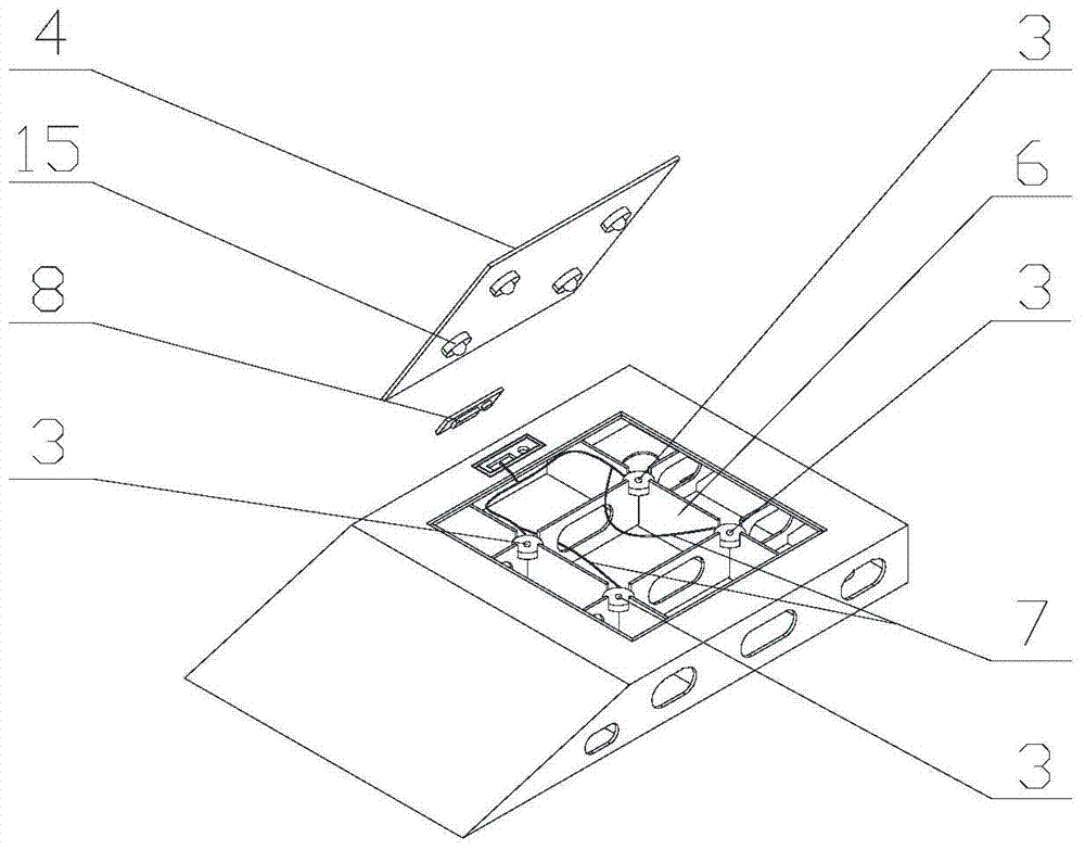 A kind of automobile deviation frequency test device and automobile deviation frequency test method