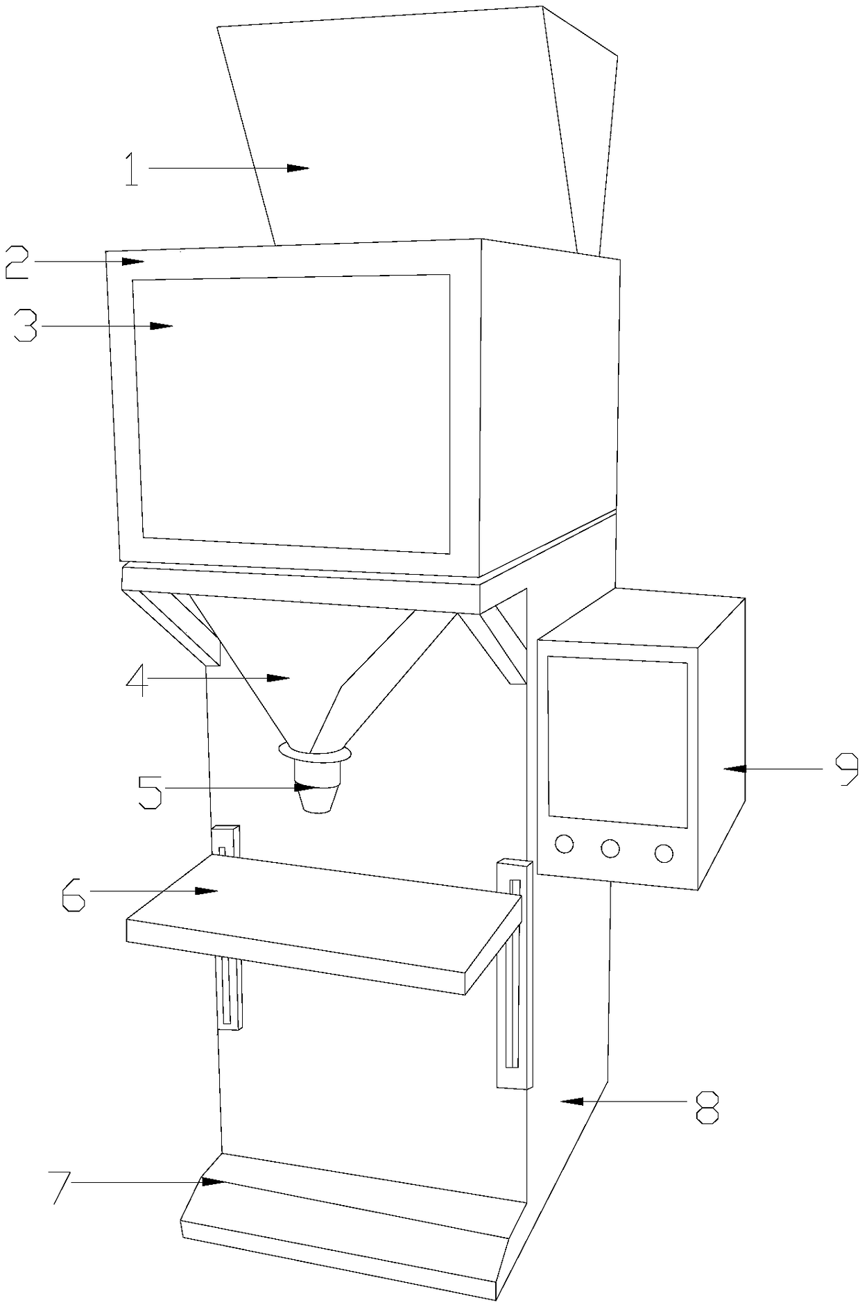 Novel feed feeding and packaging equipment