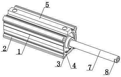 Cylinder-driving type driving device for pigment grinding roller