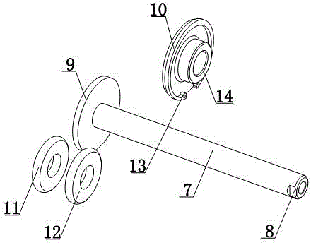 Cylinder-driving type driving device for pigment grinding roller