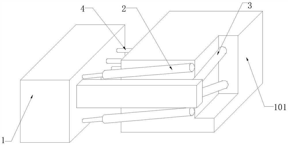 Coal seam less broken coal cutting device