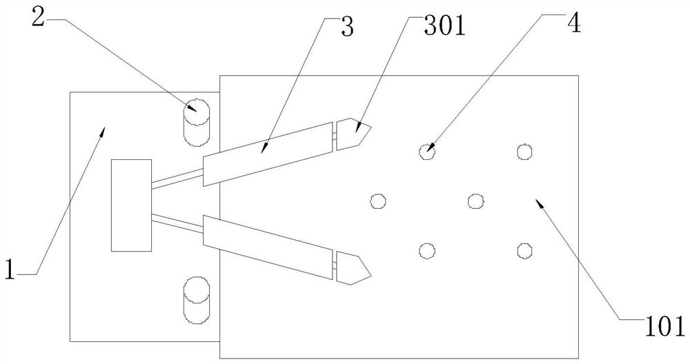 Coal seam less broken coal cutting device