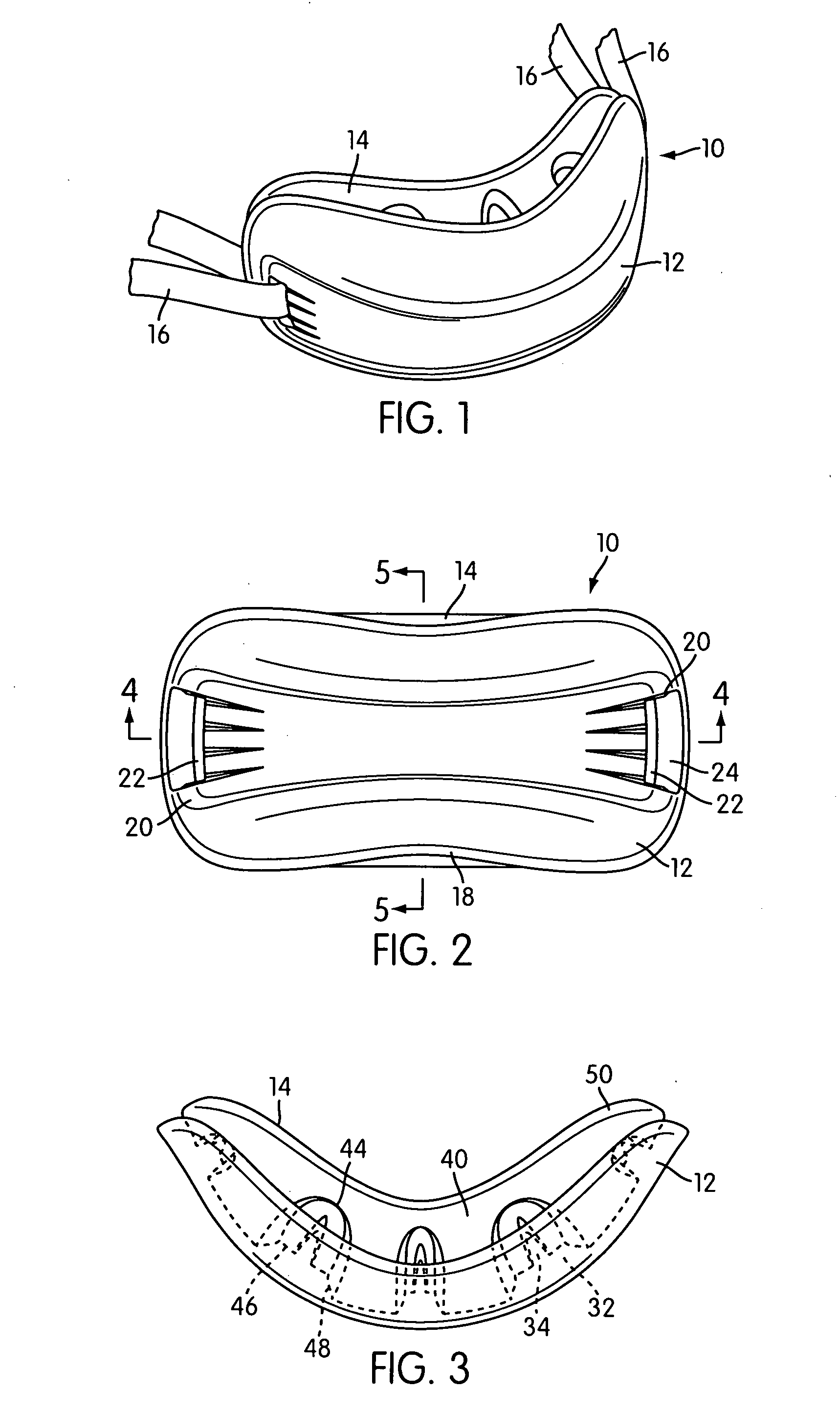 Impact attenuating chin protector