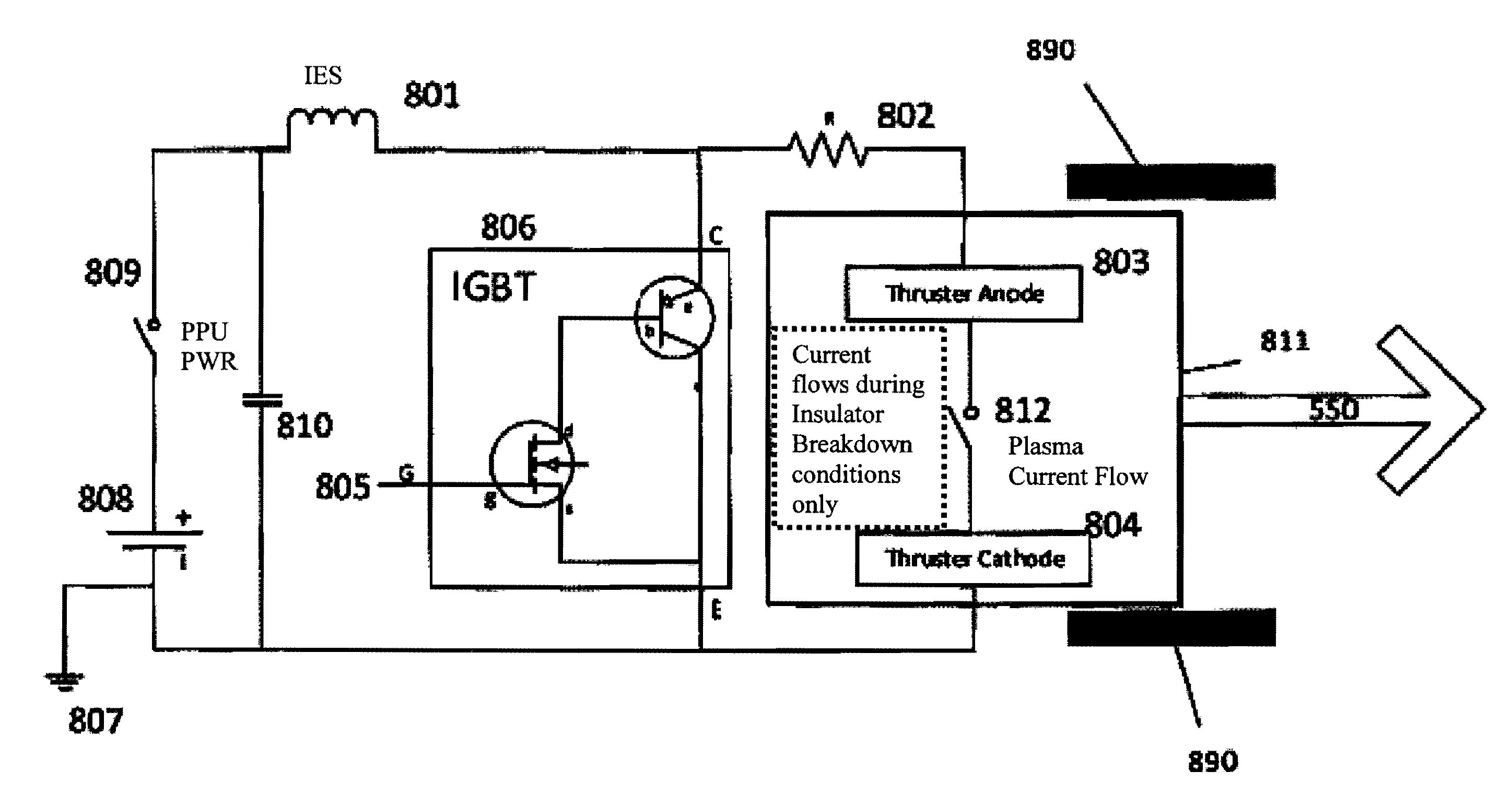 Method and system for a programmable and fault tolerant pulsed plasma thruster